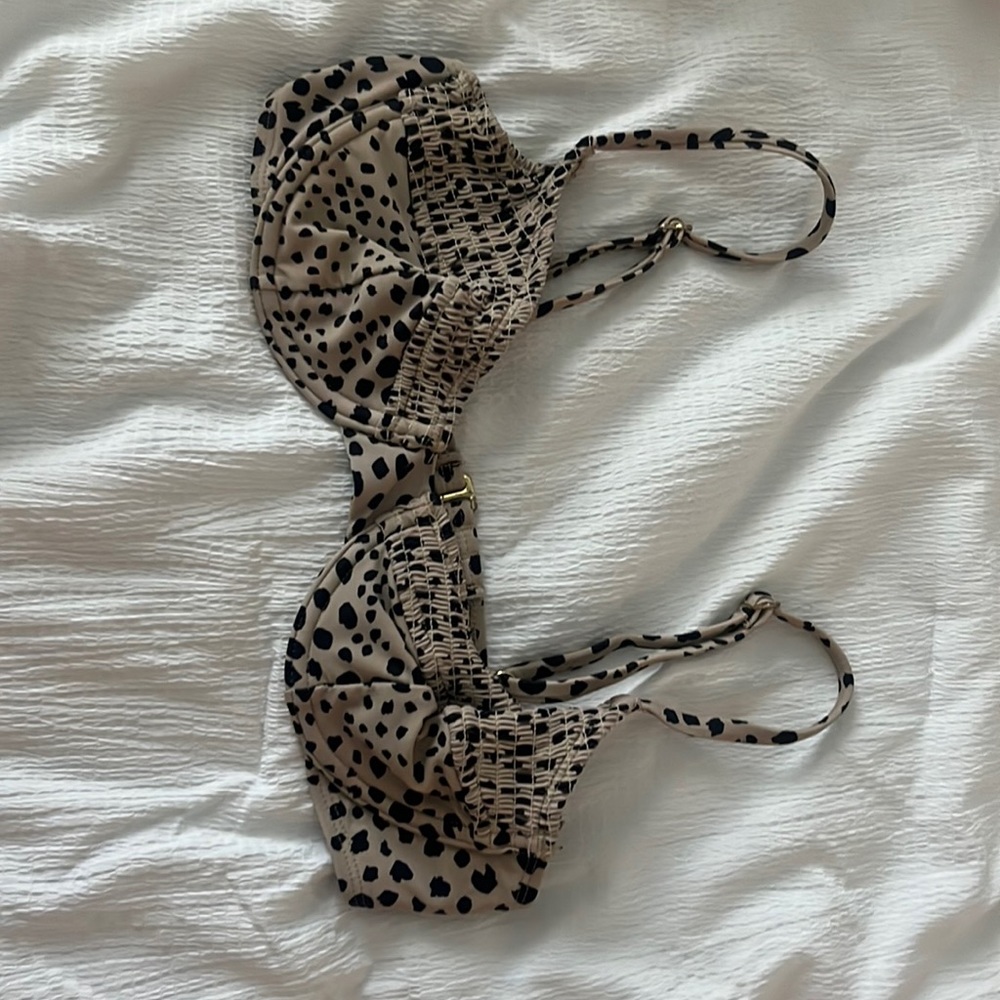 Cheeta bikini top